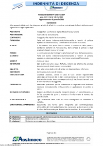 Assimoco - Indennita' Di Degenza - Modello d-373-cg-02 Edizione 01-2011 [6P]