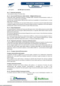 Assimoco - Polizza Sanitaria Per Soci Delle Casse Raiffesen - Modello mal-007-cg-bz Edizione 01-2013 [9P]