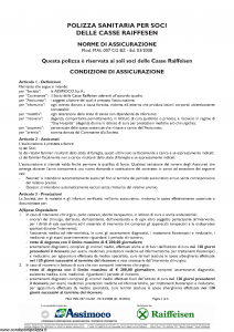 Assimoco - Polizza Sanitaria Per Soci Delle Casse Raiffesen - Modello mal-007-cg-bz Edizione 12-2010 [6P]