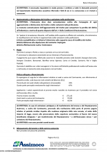 Assimoco - Protetto Infortuni - Modello d-352-cg-02 Edizione 04-2013 [38P]