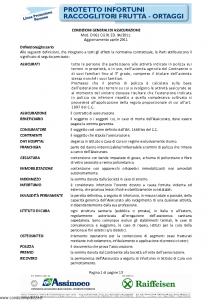 Assimoco - Protetto Infortuni Raccoglitori Frutta Ortaggi - Modello d-061-cg-01 Edizione 04-2011 [13P]