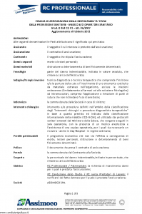 Assimoco - Rc Professionale - Modello d-363-cg-01 Edizione 02-2011 [9P]