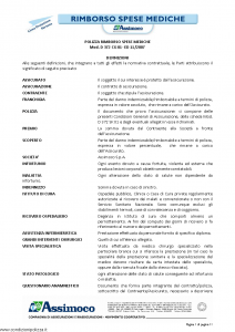 Assimoco - Rimborso Spese Mediche - Modello d-372-cg-01 Edizione 11-2007 [11P]