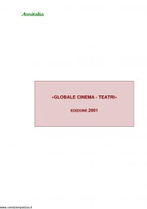 Assitalia - Globale Cinema Teatri - Modello 11031 Edizione 2001 [31P]