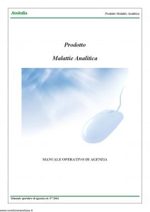 Assitalia - Malattia Analitica Edizione 07-2004 [33P]