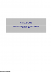 Assitalia - Opera D'Arte - Modello 12041 Edizione 2001 [12P]