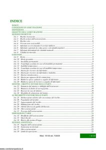 Assitalia - Polizza Personapiu' Polizza Infortuni Individuale - Modello 15100 Edizione 07-2005 [34P]