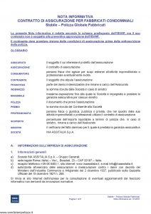 Assitalia - Stabile Polizza Globale Fabbricati - Modello 1722 Edizione 01-12-2010 [46P]