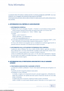 Augusta - Benevita Flash Contratto Di Assicurazione Sulla Vita Di Puro Rischio - Modello av1008e.011 Edizione 30-09-2011 [30P]