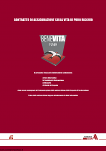 Augusta - Benevita Flash Contratto Di Assicurazione Sulla Vita Di Puro Rischio - Modello av1008e.d10 Edizione 30-11-2010 [30P]