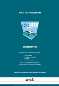 Augusta - Benevita Mutuo Contratto Di Assicurazione - Modello 1125 Edizione 30-04-2006 [30P]