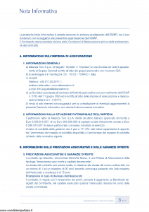 Augusta - Benevita Mutuo Contratto Di Assicurazione Sulla Vita Di Puro Rischio - Modello av1125e.011 Edizione 30-09-2011 [38P]