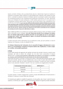 Augusta - Benevita Plus Contratto Di Assicurazione Sulla Vita Di Puro Rischio - Modello 1007 Edizione 01-12-2005 [38P]