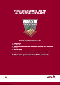 Augusta - Extra Vantaggio Contratto Di Assicurazione Sulla Vita - Modello av1273e.d10 Edizione 11-2010 [46P]