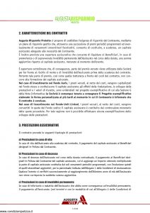 Augusta - Risparmio Protetto Contratto Di Assicurazione Sulla Vita - Modello 1142 Edizione 12-2007 [68P]