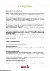 Augusta - Risparmio Protetto Contratto Di Assicurazione Sulla Vita - Modello av1160 Edizione 12-2008 [68P]