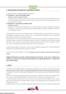 Augusta - Sei Garantito Contratto Di Assicurazione Sulla Vita - Modello av1269e.009 Edizione 09-2009 [42P]