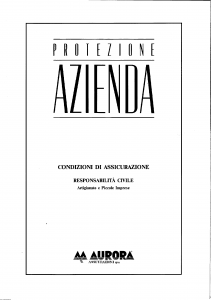 Aurora - Protezione Azienda - Modello 5323 Edizione 04-1995 [SCAN] [18P]