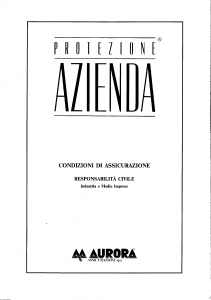 Aurora - Protezione Azienda - Modello 5324 Edizione 05-1992 [SCAN] [21P]