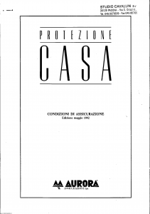 Aurora - Protezione Casa - Modello 5120 Edizione 05-1992 [SCAN] [30P]