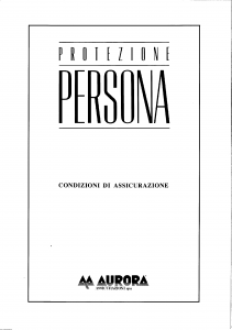 Aurora - Protezione Persona - Modello 5020 Edizione 11-1992 [SCAN] [19P]