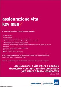 Axa - Assicurazione Vita Key Man - Modello 4745 Edizione 01-12-2010 [52P]