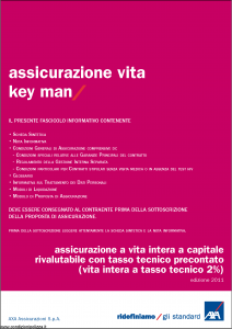 Axa - Assicurazione Vita Key Man - Modello 4745 Edizione 01-12-2011 [54P]