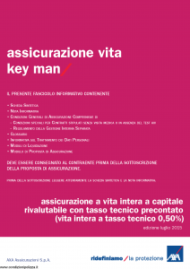 Axa - Assicurazione Vita Key Man - Modello 4808 Edizione 07-2015 [46P]
