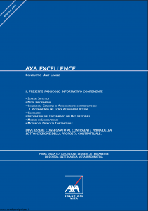 Axa - Axa Excellence - Modello asv001 Edizione 03-2007 [72P]