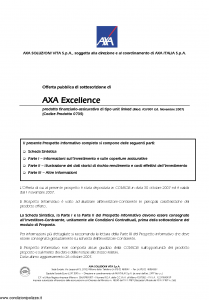 Axa - Axa Excellence - Modello asv001 Edizione 11-2007 [81P]