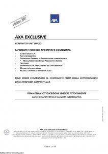 Axa - Axa Exclusive - Modello 4579 Edizione 03-2007 [60P]