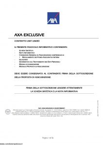 Axa - Axa Exclusive - Modello 4579 Edizione 11-2005 [56P]