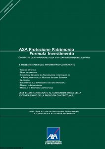 Axa - Axa Protezione Patrimonio Formula Investimento - Modello 4737 Edizione 15-04-2008 [42P]