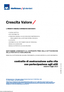 Axa - Crescita Valore - Modello 4770 Edizione 05-2015 [38P]