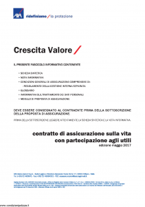 Axa - Crescita Valore - Modello 4770 Edizione 05-2017 [34P]