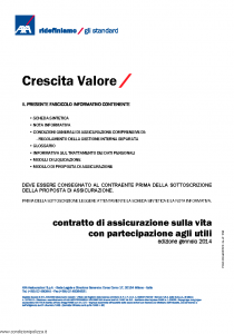 Axa - Crescita Valore - Modello 4770 Edizione 30-01-2014 [39P]