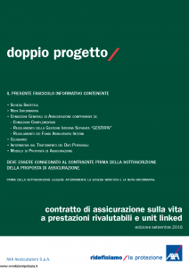 Axa - Doppio Progetto - Modello 4813 Edizione 05-10-2016 [63P]