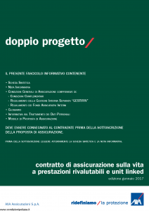 Axa - Doppio Progetto - Modello 4813 Edizione 31-01-2017 [64P]