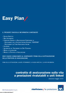 Axa - Easy Plan - Modello 4774 Edizione 05-2015 [65P]