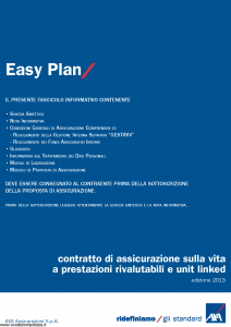 Axa - Easy Plan - Modello 4774 Edizione 08-08-2013 [64P]