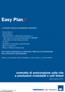 Axa - Easy Plan - Modello 4774 Edizione 30-01-2014 [64P]