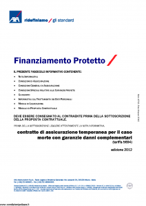 Axa - Finanziamento Protetto - Modello 4763 Edizione 05-2012 [49P]