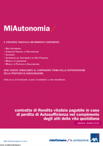 Axa - Miautonomia - Modello 4773 Edizione 10-2015 [30P]