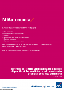 Axa - Miautonomia - Modello 4773 Edizione 26-03-2012 [32P]