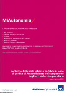 Axa - Miautonomia - Modello 4773 Edizione 30-01-2014 [32P]