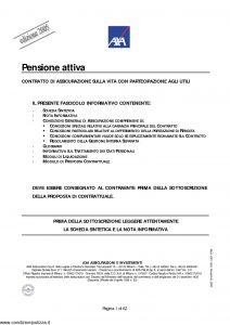 Axa - Pensione Attiva - Modello 4527 Edizione 30-11-2005 [62P]