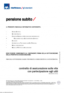 Axa - Pensione Subito - Modello 4782 Edizione 12-2012 [38P]