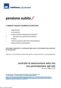 Axa - Pensione Subito - Modello 4798 Edizione 05-2018 [40P]