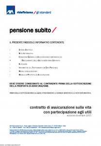 Axa - Pensione Subito - Modello 4798 Edizione 12-2015 [39P]