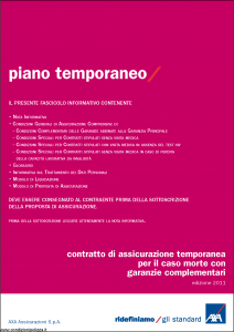 Axa - Piano Temporaneo - Modello 4515 Edizione 01-12-2011 [36P]